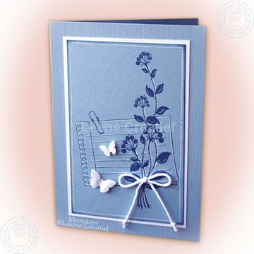 Bild von Flower swirls stamp