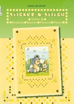 Picture of Sticker-O-Stitch® with Dylan® & flowers