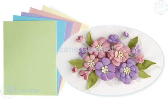 Image sur Flower foam set 1 teinte de pastel