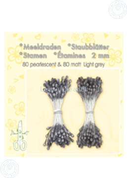 Afbeeldingen van Meeldraden ± 80 matt & 80 light grey