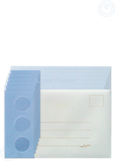 Afbeelding van Kaarten pakket Tri-O kaarten blauw/donker blauw