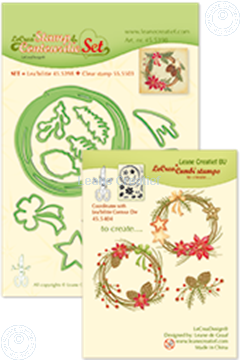 Picture of Set Lea'bilitie&Clearstamp Christmas wreath