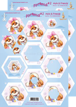 Picture of Mylo & Friends® Pyramid decoupage sheets #MP2