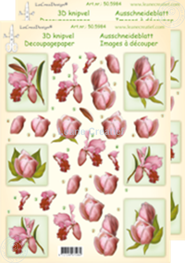 Afbeelding van LeCreaDesign® Bloemen knipvellen