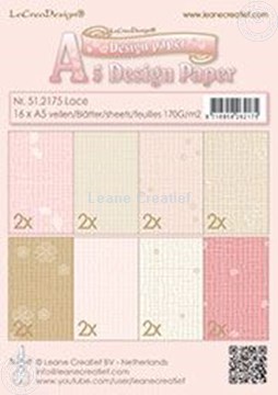Bild von Design paper Lace pink/brown