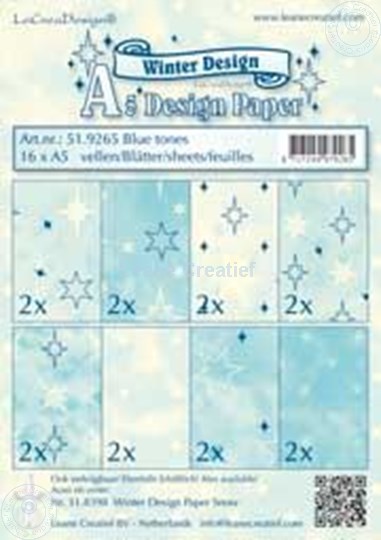 Picture of Design sheets blue tones A5