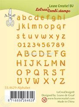 Afbeeldingen van Clear stamp Alphabet
