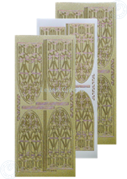 Picture of LeCreaDesign® church window sticker pearl gold