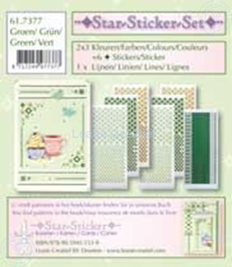 Image sur Star-Sticker set de sticker vert