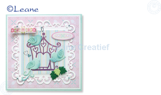 Picture of LeCreaDesign® sticker birdcage mirror candy