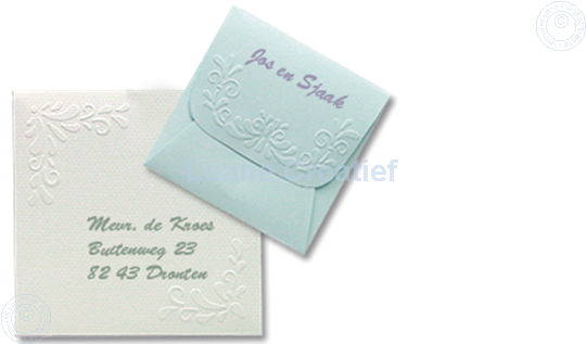 Image sur LeCreaDesign® Pochoir d'enveloppes 12,5x12,5cm