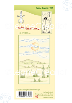 Picture of LeCreaDesign® clear stamp Background Landscape