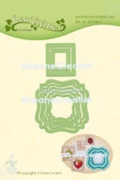Bild von Lea’bilitie® Rahmen swirl & Briefmarken  Präge- und Schneideschablone