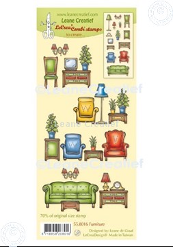 Picture of LeCreaDesign® combi clear stamp Furniture
